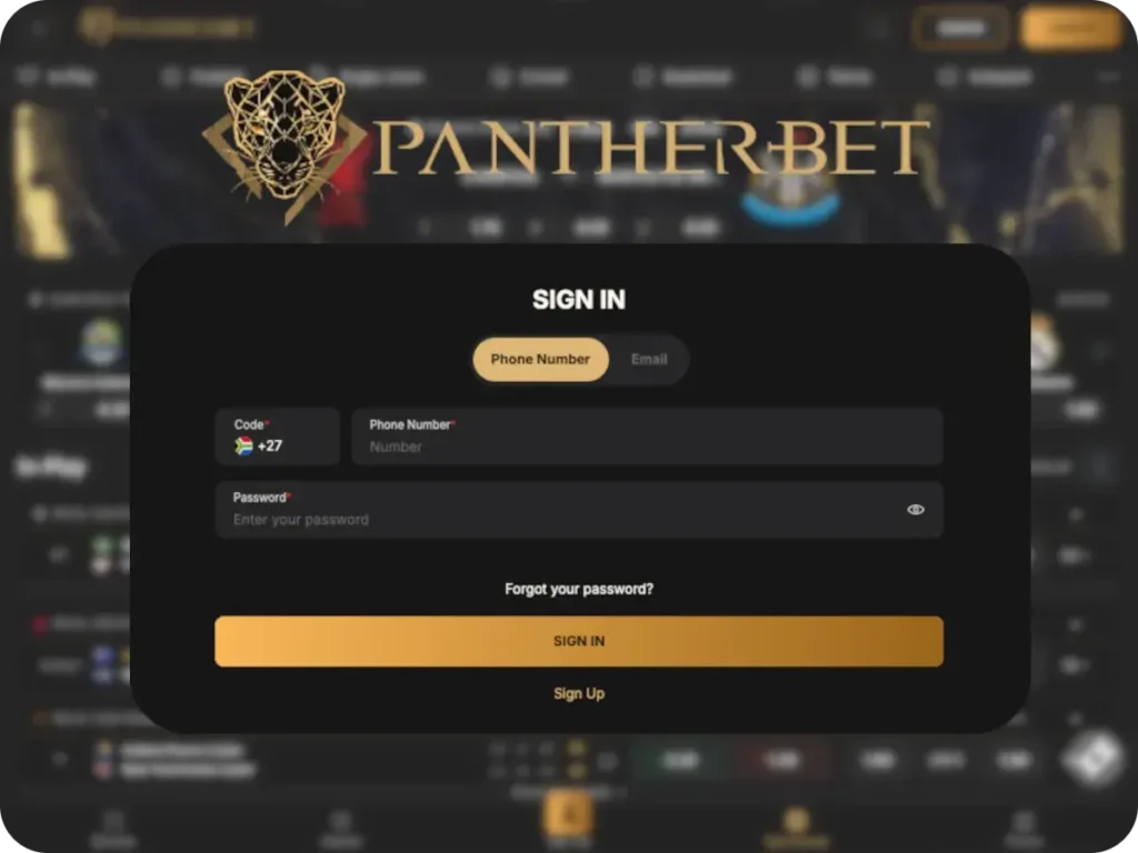 panther bet login